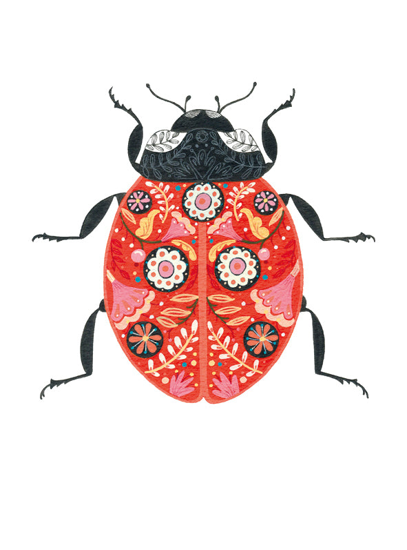 Lady Beetle Card