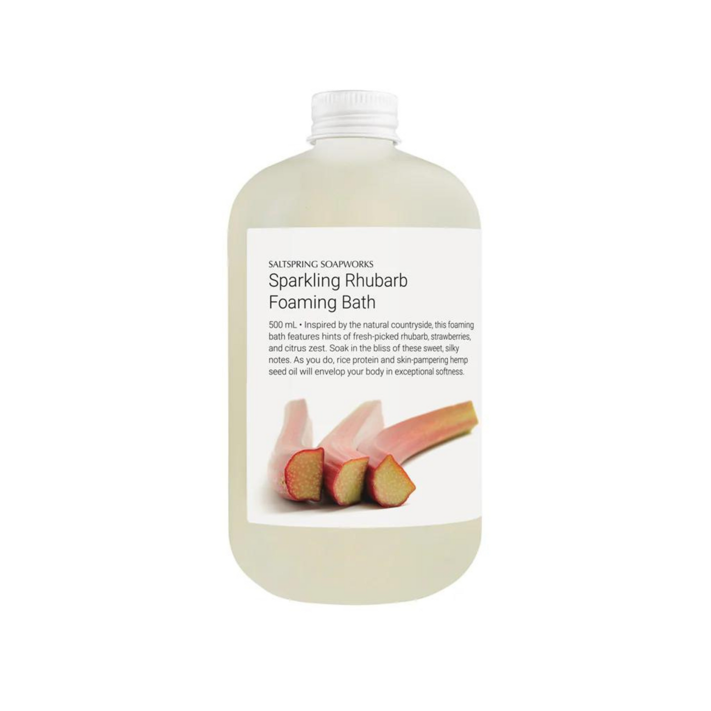 Sparkling Rhubarb Foaming Bath