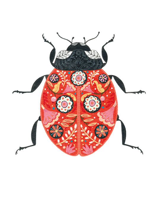 Lady Beetle Card